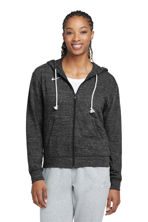 Nike Women's Gym Vintage Full-Zip Hoodie - NK010