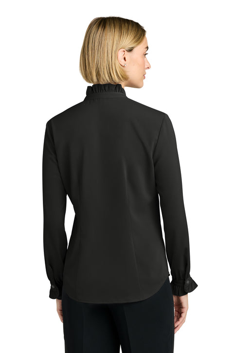 Brooks Brothers® Women’s Long Sleeve Ruffle Collar Blouse