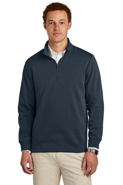 BROOKS BROTHERS DOUBLE-KNIT 1/4 ZIP