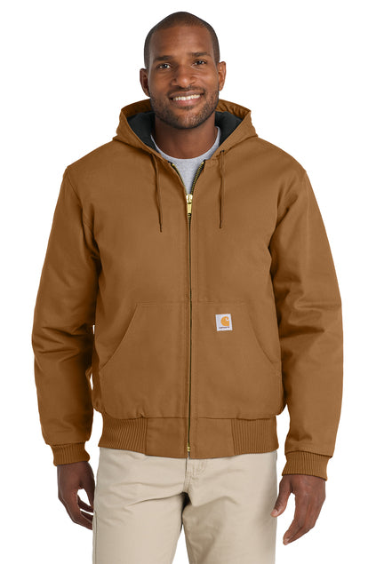 Carhartt® Quilted-Flannel-Lined Duck Active Jac