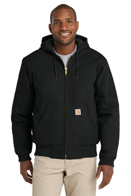 Carhartt® Tall Quilted-Flannel-Lined Duck Active Jac