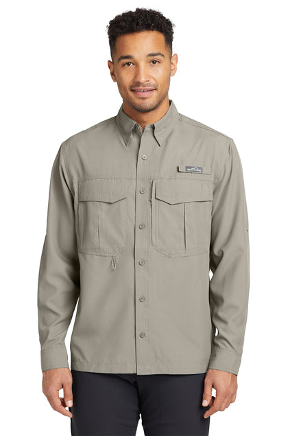 EDDIE BAUER LONG SLEEVE PERFORMANCE FISHING SHIRT