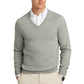 BROOKS BROTHERS COTTON STRETCH V-NECK SWEATER