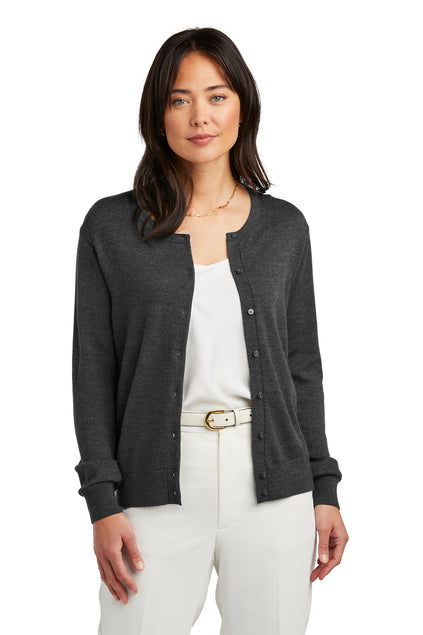 BROOKS BROTHERS WOMEN'S WASHABLE MERINO CARDIGAN SWEATER