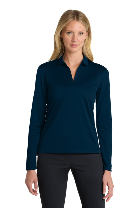 Nike Women's Dri-FIT Micro Pique 2.0 Long Sleeve Polo - NK036