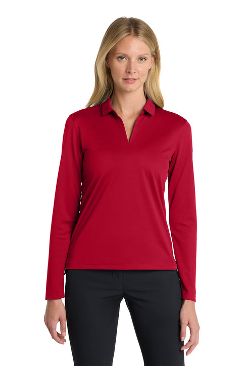 Nike Women's Dri-FIT Micro Pique 2.0 Long Sleeve Polo - NK036