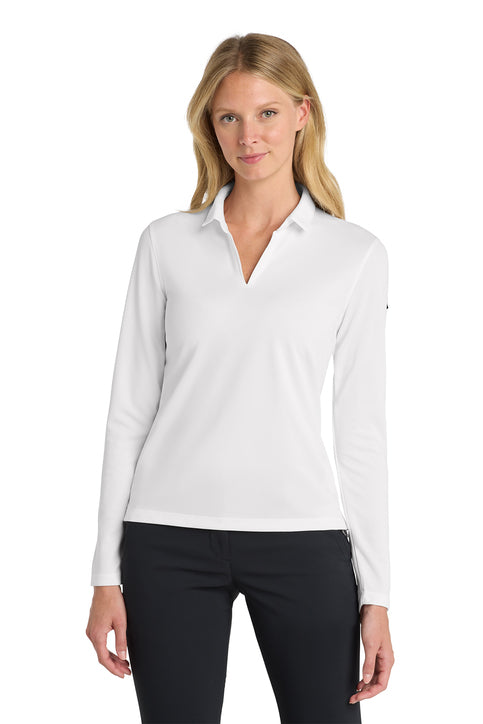 Nike Women's Dri-FIT Micro Pique 2.0 Long Sleeve Polo - NK036