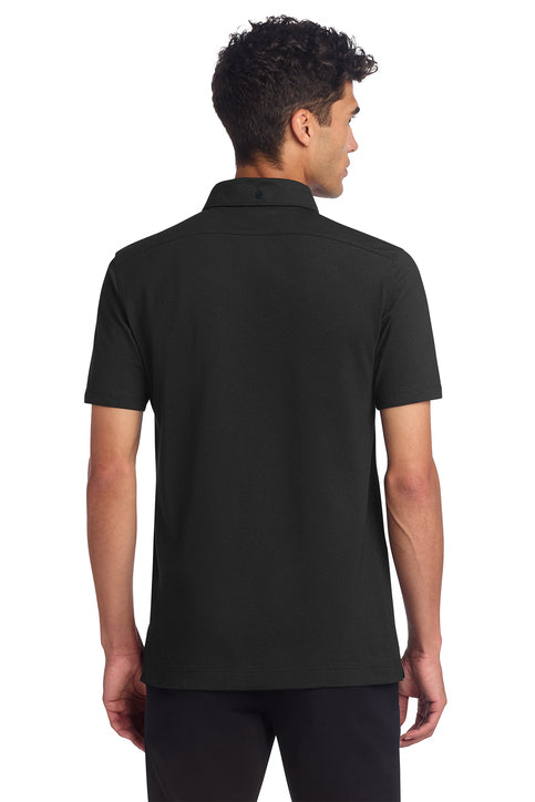 Mercer+Mettle® Stretch Pique Full-Button Polo