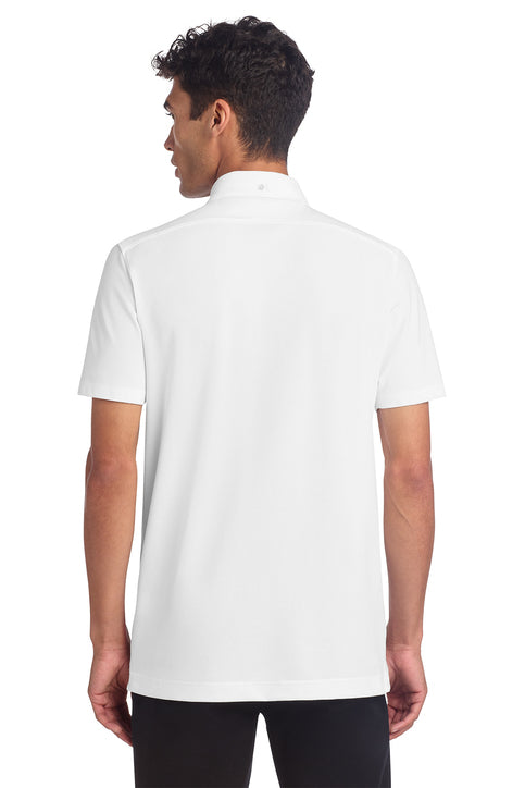 Mercer+Mettle® Stretch Pique Full-Button Polo