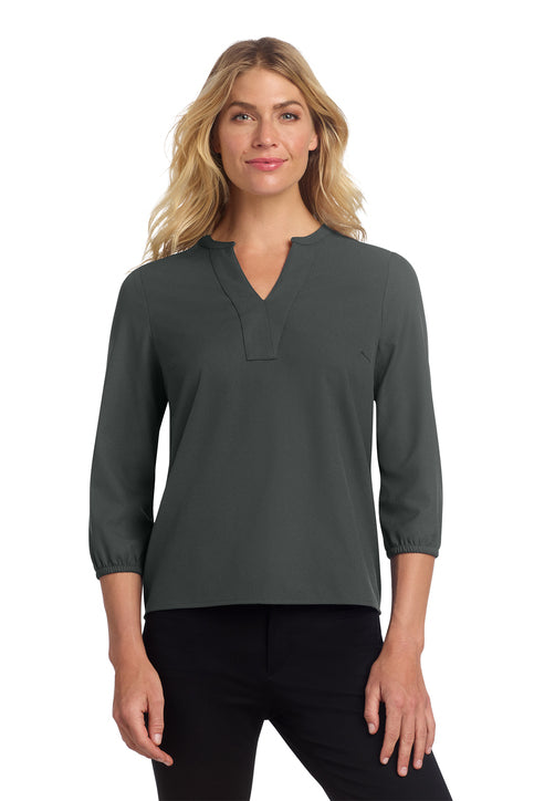 Mercer+Mettle® Women's Stretch Crepe 3/4-Sleeve Blouse