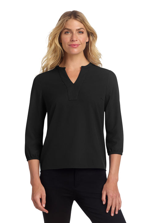 Mercer+Mettle® Women's Stretch Crepe 3/4-Sleeve Blouse