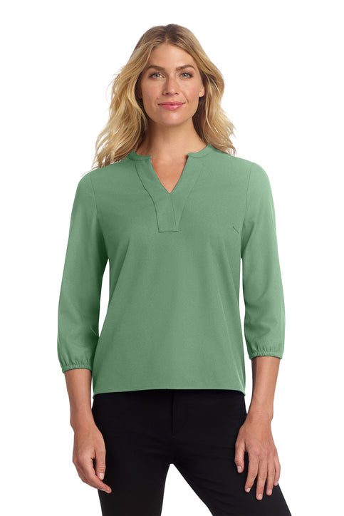 Mercer+Mettle® Women's Stretch Crepe 3/4-Sleeve Blouse