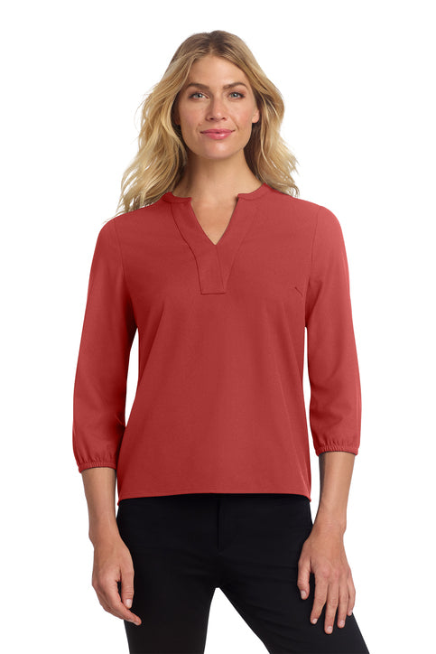 Mercer+Mettle® Women's Stretch Crepe 3/4-Sleeve Blouse