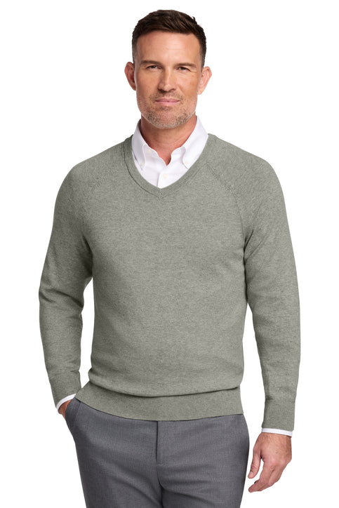 Brooks Brothers® Cotton Stretch V-Neck Sweater