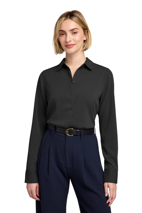 Brooks Brothers® Women’s Full-Button Satin Blouse