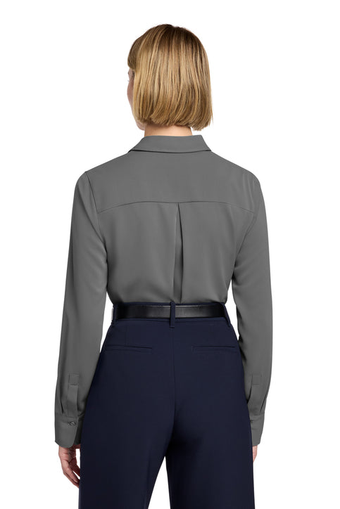Brooks Brothers® Women’s Full-Button Satin Blouse