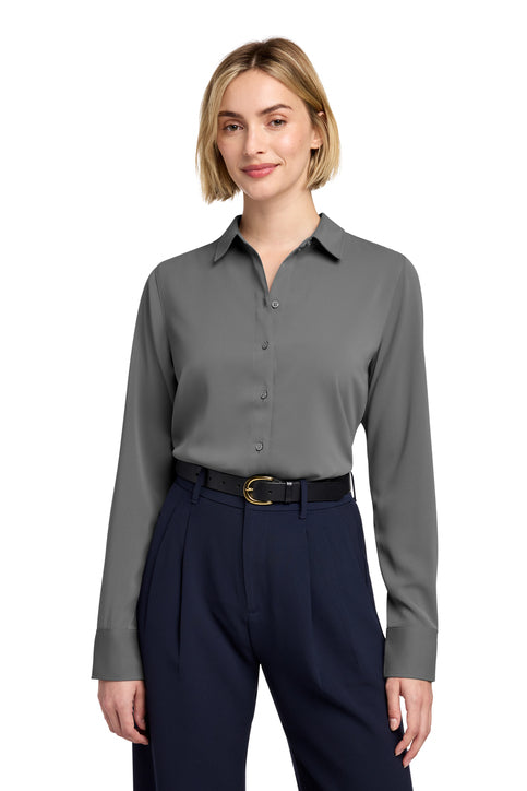 Brooks Brothers® Women’s Full-Button Satin Blouse