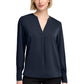 Brooks Brothers® Women’s Open-Neck Satin Blouse - BRB031