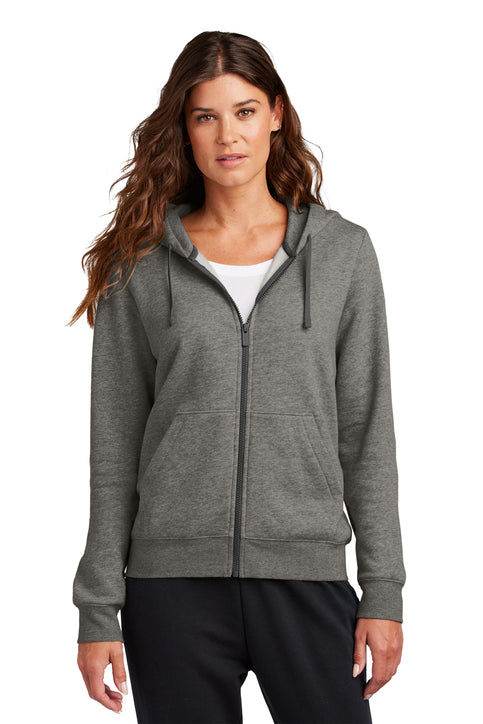 Nike Women's Club Fleece Sleeve Swoosh Full-Zip Hoodie