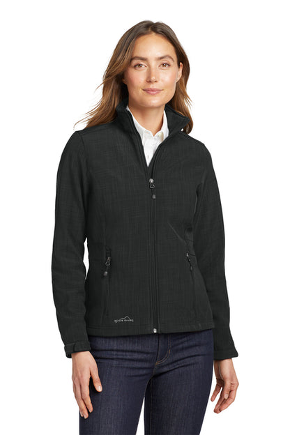 Eddie Bauer® Women's Shaded Crosshatch Soft Shell Jacket - EDB015