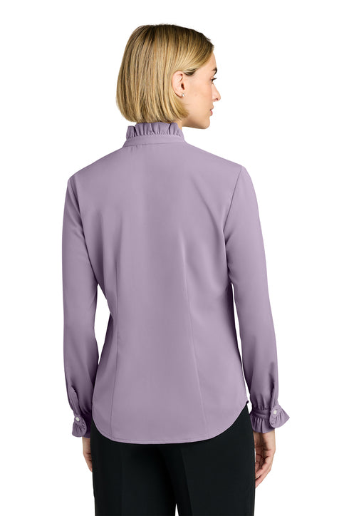 Brooks Brothers® Women’s Long Sleeve Ruffle Collar Blouse