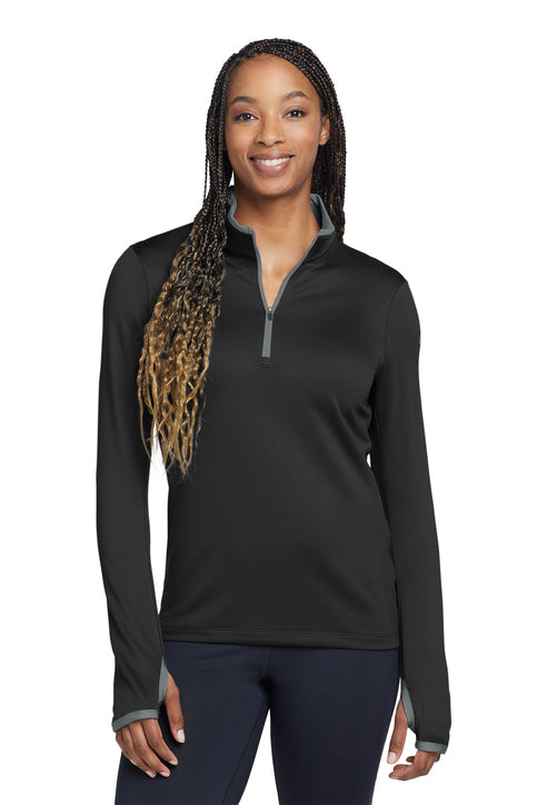 Nike Women's Dri-FIT Stretch 1/2-Zip Cover-Up