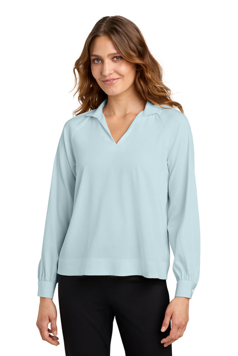 Mercer+Mettle® Women’s Long Sleeve Soft Popover Blouse - MM00023