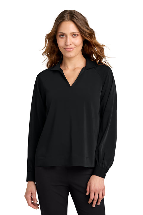 Mercer+Mettle® Women’s Long Sleeve Soft Popover Blouse - MM00023