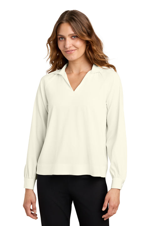 Mercer+Mettle® Women’s Long Sleeve Soft Popover Blouse - MM00023
