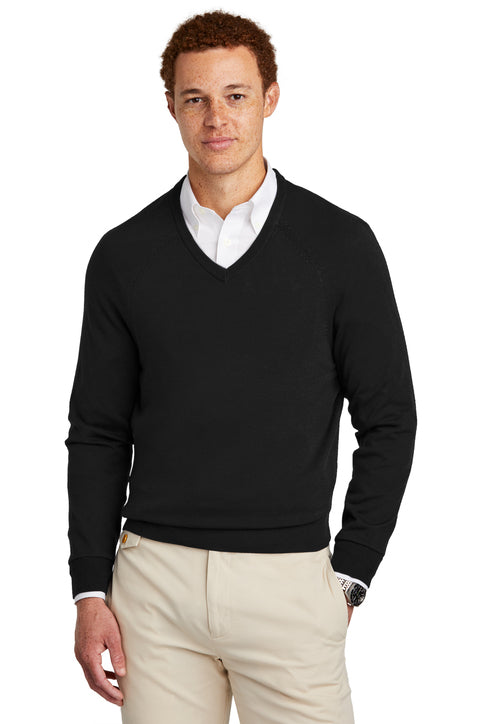 Brooks Brothers® Cotton Stretch V-Neck Sweater