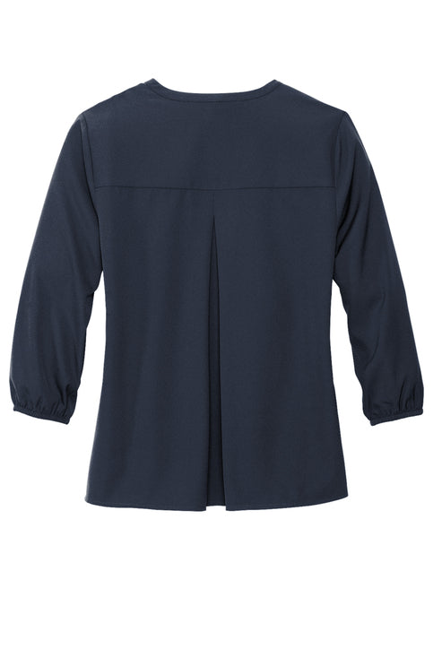 Mercer+Mettle® Women's Stretch Crepe 3/4-Sleeve Blouse