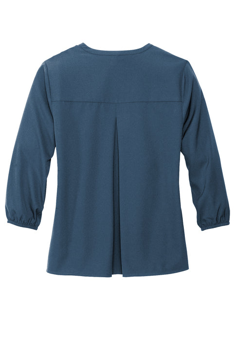 Mercer+Mettle® Women's Stretch Crepe 3/4-Sleeve Blouse