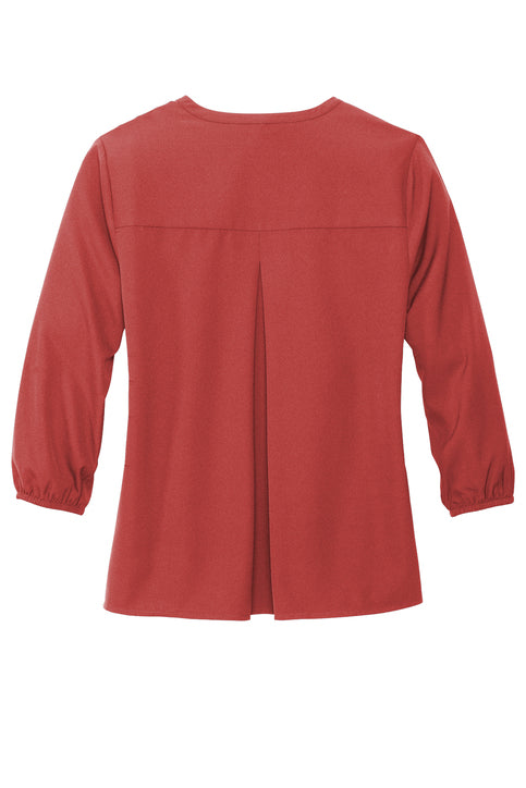 Mercer+Mettle® Women's Stretch Crepe 3/4-Sleeve Blouse