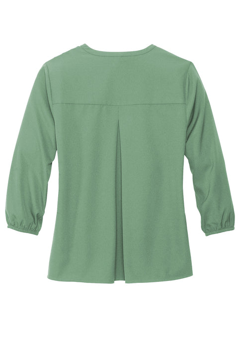 Mercer+Mettle® Women's Stretch Crepe 3/4-Sleeve Blouse